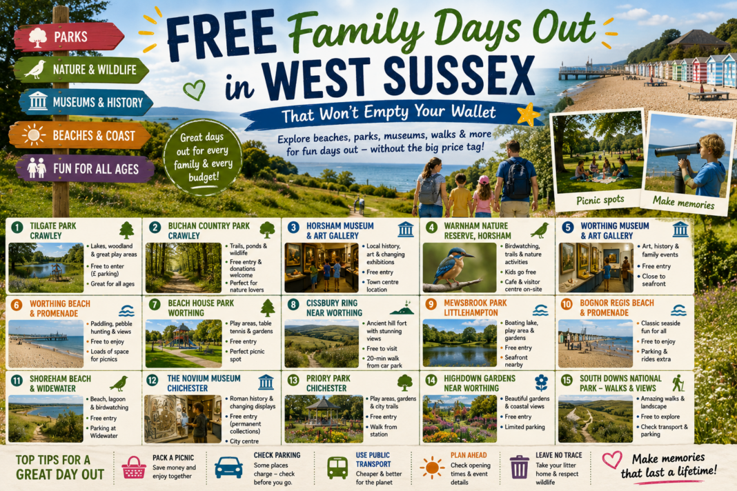 Free Family Days Out in West Sussex That Won’t Empty Your Wallet Free Family Days Out in West Sussex That Won’t Empty Your Wallet